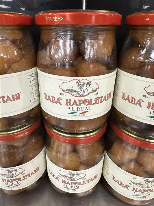 Baba Napoletani Al Rum, 17.64 oz - 500g, Imported from Italy