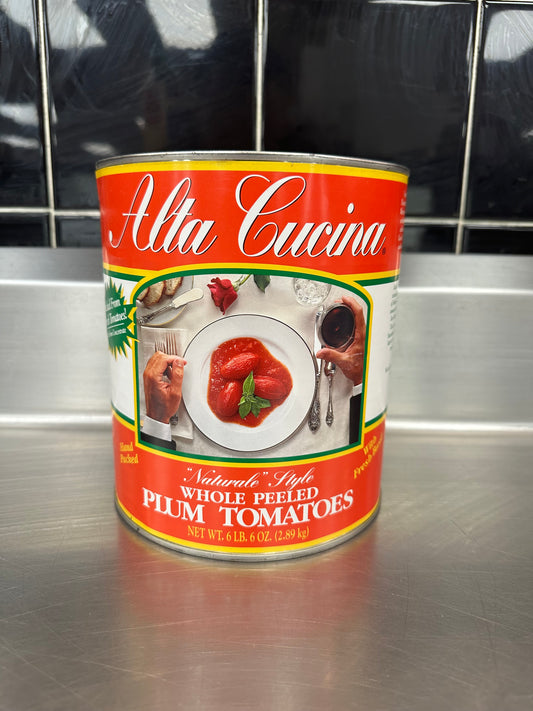 Alta Cucina Whole Peeled Plum Tomatoes 6lb 6oz, Product of California